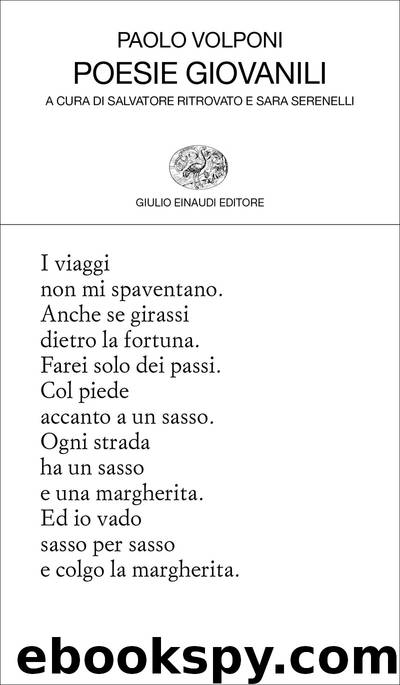 Poesie giovanili by Paolo Volponi