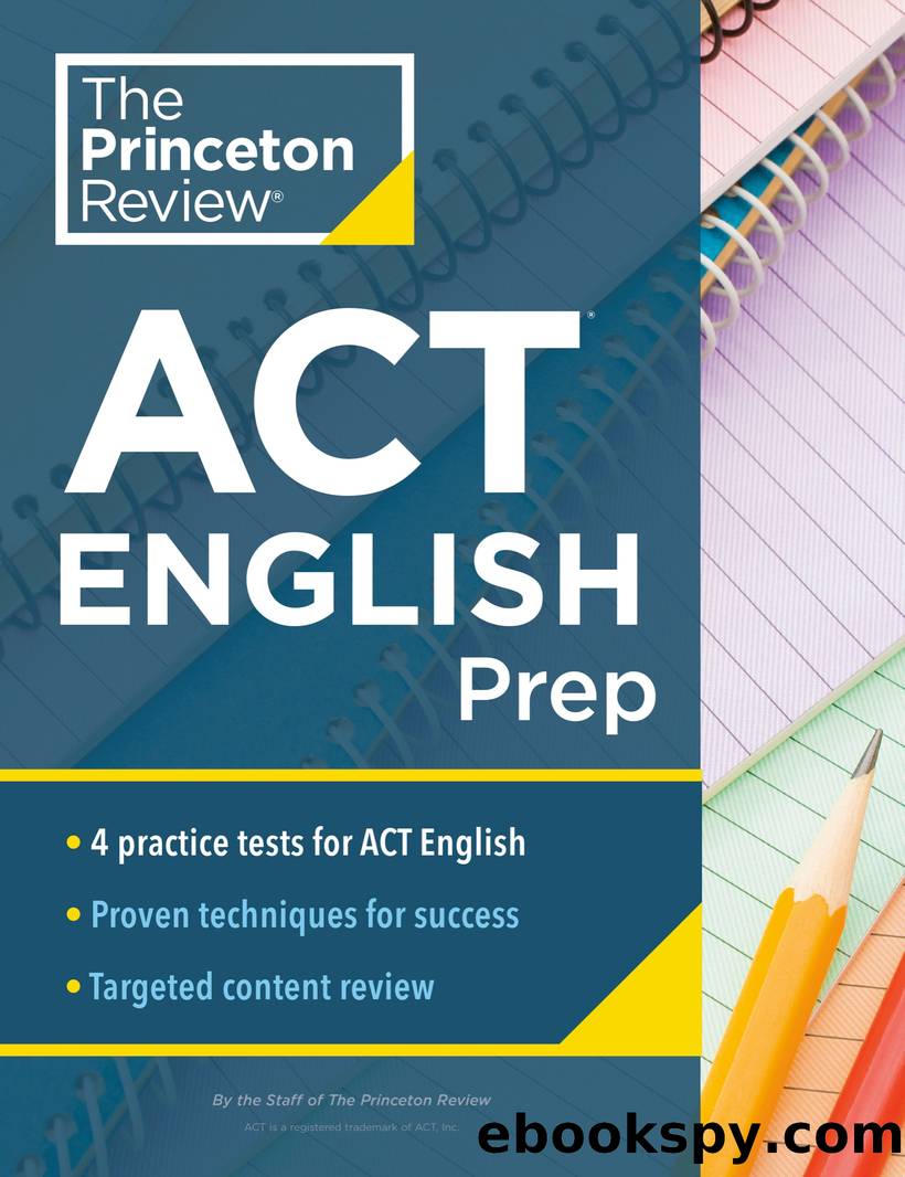 Princeton Review ACT English Prep by The Princeton Review