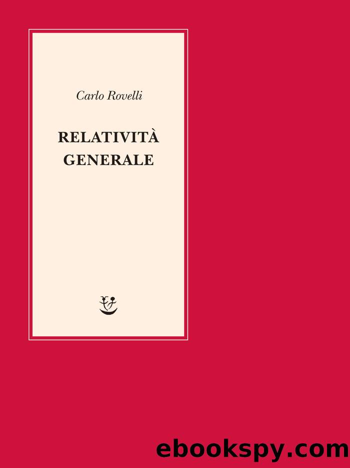 Relativit generale by Carlo Rovelli;