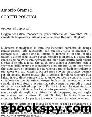 SCRITTI POLITICI by Antonio Gramsci