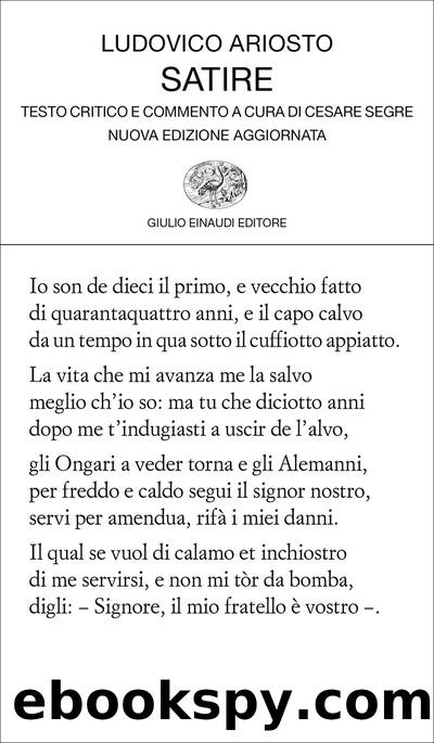 Satire by Ludovico Ariosto