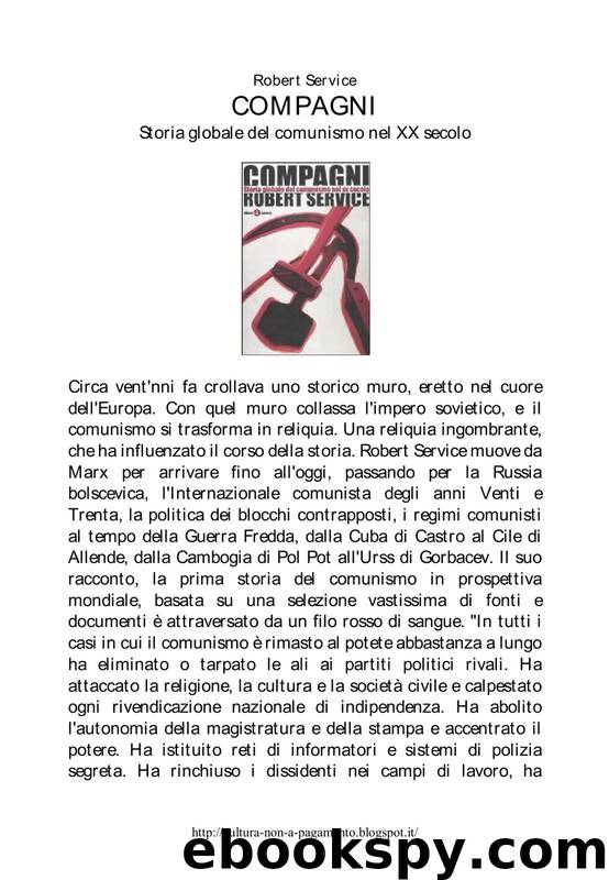Service by Compagni. Storia globle del comunismo