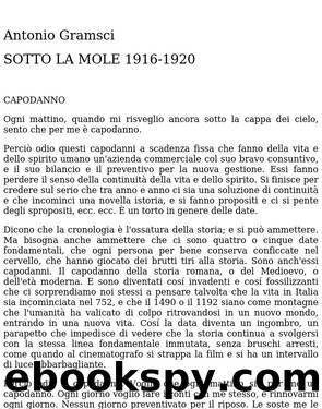 Sotto la mole (1916-1920) by Antonio Gramsci