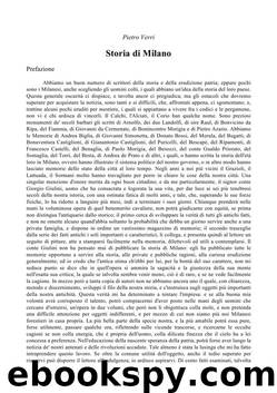 Storia Di Milano by Pietro Verri