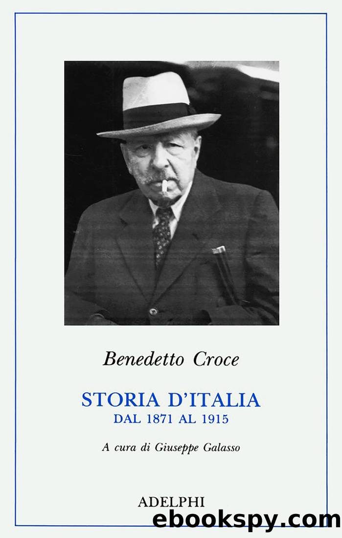 Storia d'Italia dal 1871 al 1915 by Benedetto Croce