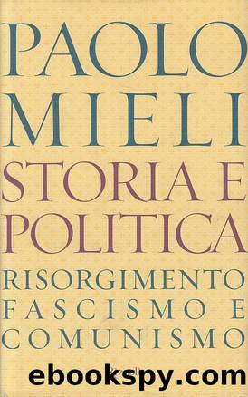 Storia e politica by Paolo Mieli