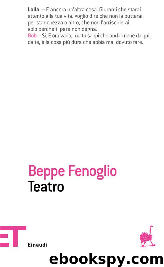 Teatro by Fenoglio Beppe