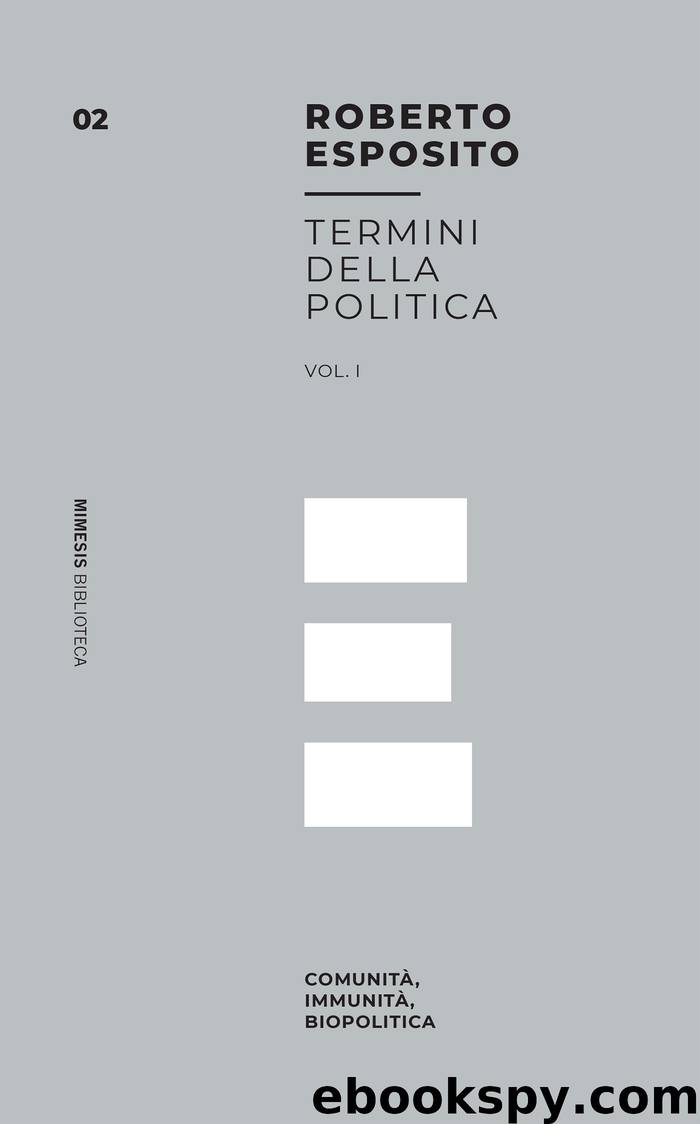 Termini della politica vol. 1 by Termini della politica vol. 1
