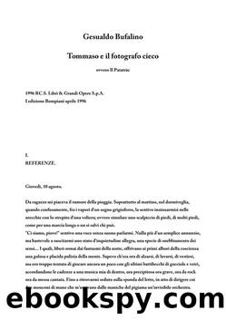 Tommaso e il Fotografo Cieco by Gesualdo Bufalino