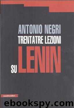Trantatre lezioni su Lenin by Antonio Negri