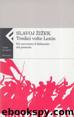 Tredici volte Lenin by Slavoj Žižek