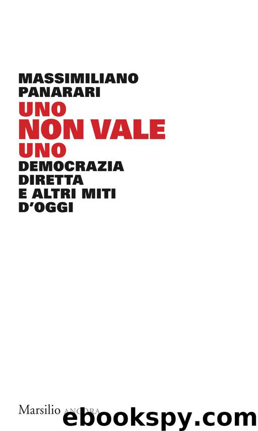 Uno non vale uno by Massimiliano Panarari