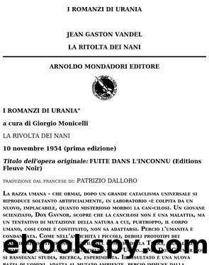 Urania 0061 - La Rivolta Dei Nani by Jean Gaston Vandel