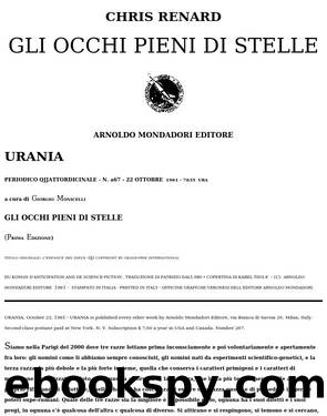 Urania 0267 - Gli Occhi Pieni Di Stelle by Renard Chris