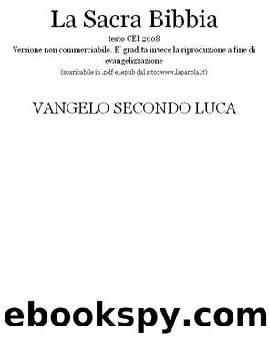 Vangelo secondo Luca by AA.VV