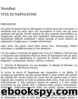 Vita di Napoleone by stendhal