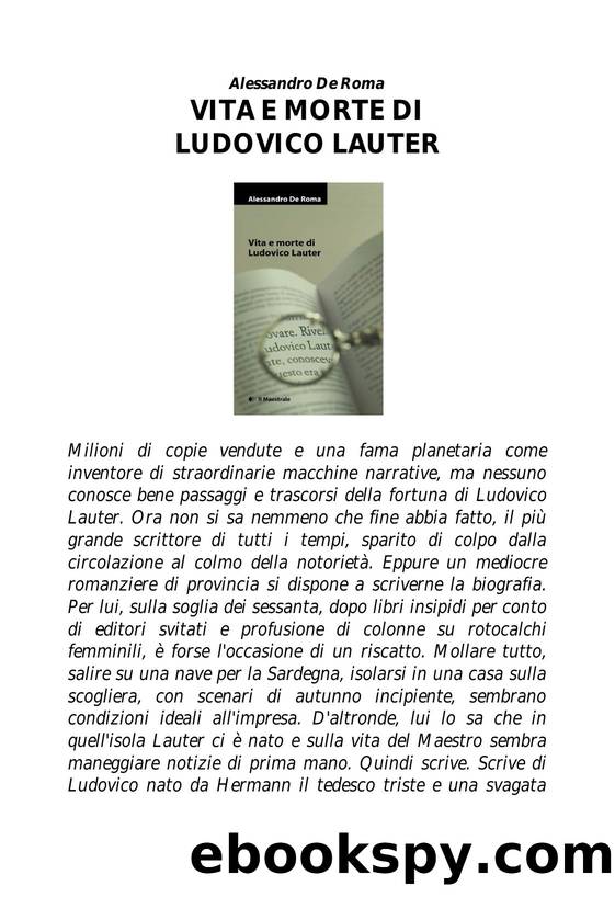 Vita e morte di Ludovico Lauter by Alessandro De_Roma